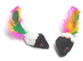 2" Furry Friends 2Tone Fur Mouse (2)