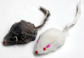 2" Furry Friends Fur Mouse (2 pieces)