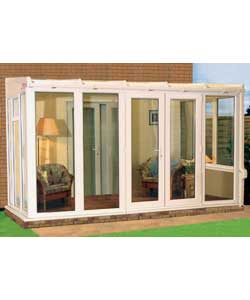 2.35m x 2.30m 2 Vent Traditional Full Height Conservatory