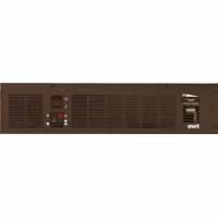 2.4kW Plinth Fan Heater Brown