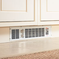 2.4kW Plinth Fan Heater White