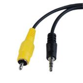 2.5 mm Camera AV Cable TP To Single Phono Plug