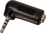 2.5mm 4-Pole Plug to 3.5mm Stereo Socket