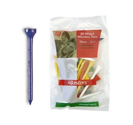 Unbranded 2.75 inch Wooden Tees Pack of 20