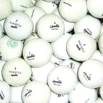 2 Dozen Maxfli NOODLE Lake Golf Balls - Grade A