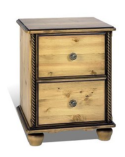2 Drawer Bedside Chest - Cottage