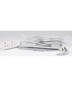 2 Sockets. 13 amps. Neon Power indicator.