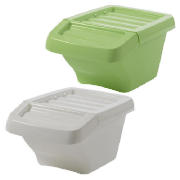 Unbranded 2 Pack Medium Recycling Storage Boxes