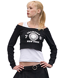 2 Piece Cropped Sweater Black 12