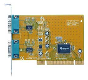 2 Port Serial RS-232  16C650  32 Byte FIFO PCI