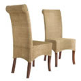 2 Seagrass Dining Chairs