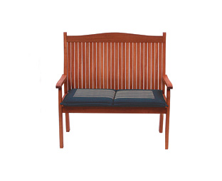 Unbranded 2 Seater Bench Cushion blue