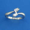 2 Stone Diamond Torque Ring- Gtd 20 Points Diamond