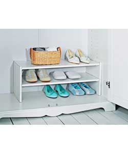 2 Tier Internal Wardrobe Shoe Rack