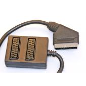 2 Way Scart Extension Cable