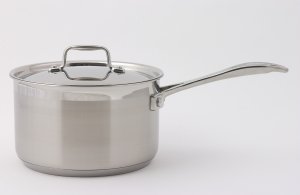 20 cm Stainless Steel Saucepan and Lid