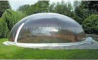 The Waterbag Airdome requires a flat  stable surface  and an area sheltered from high winds. They ar