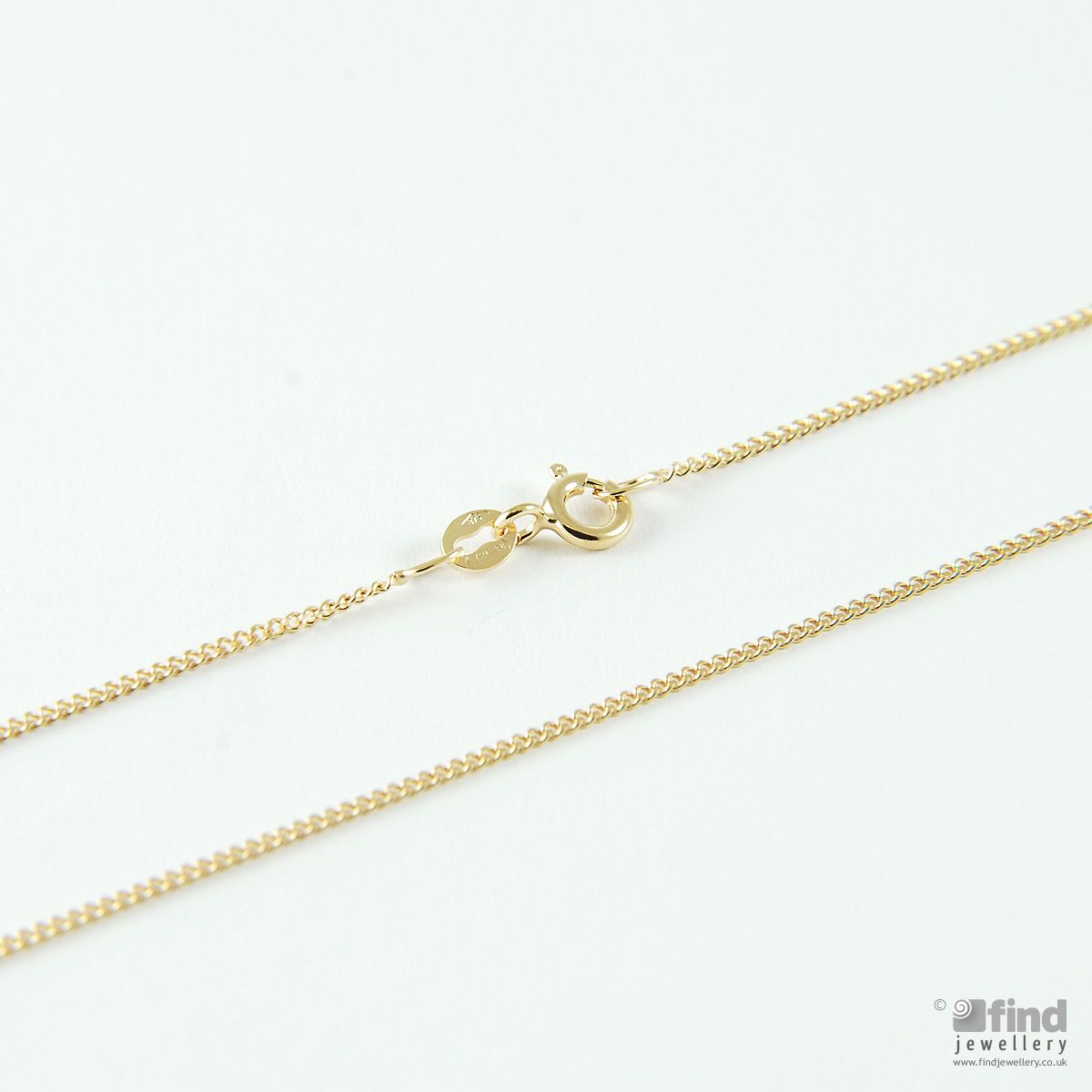 Unbranded 20 inch 9ct Gold Curb Chain