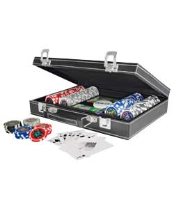 Unbranded 200 Chip Leather Poker Set