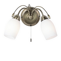 Unbranded 2007 2AN - Antique Brass Wall Light