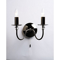 Unbranded 2013 2BC - Black Chrome Wall Light
