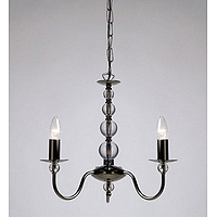 Unbranded 2013 3BC - 3 Light Black Chrome Hanging Light