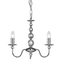 Unbranded 2013 3CH - 3 Light Polished Chrome Hanging Light