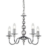 Unbranded 2013 5CH - 5 Light Polished Chrome Hanging Light