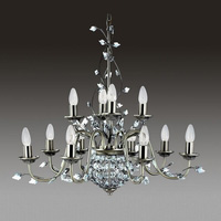 Unbranded 20192 12AB - 12 Light Antique Brass Hanging Light