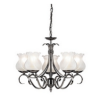 Unbranded 2030 5AS - 5 Light Antique Silver Hanging Light