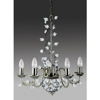 Unbranded 2095 5AB - 5 Light Antique Brass Hanging Light