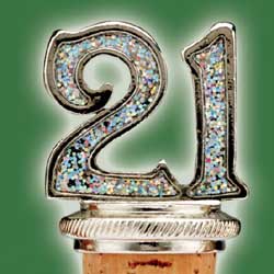 21 Years Wine Bottle Stopper