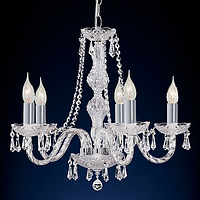 Unbranded 215 5 - 5 Light Polished Chrome Chandelier