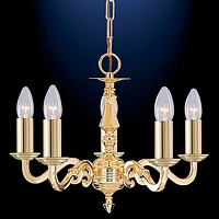 Unbranded 2175 5NG - 5 Light Polished Brass Hanging Light