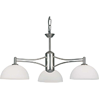 Unbranded 2195 3AC - 3 Light Satin Chrome Hanging Light