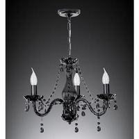Unbranded 2333 3BK - 3 Light Black Chandelier