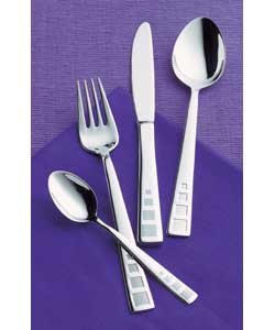 24 Piece Elevated Squares Cutlery Set