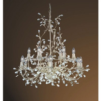 Unbranded 24912 12CR - 12 Light Cream and Gold Hanging Light