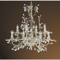 Unbranded 2498 8CR - 8 Light Cream and Gold Hanging Light