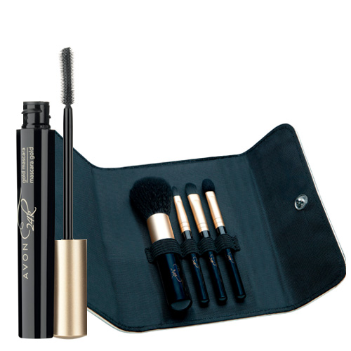 Unbranded 24K Mascara and Bruses Gift Set