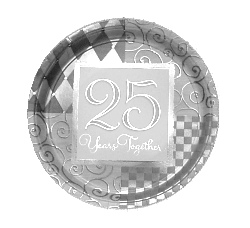 25 years together - Plate - 26cms