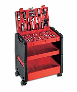 250 Piece General Tool Kit in Pop Up Trolley