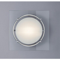 Unbranded 2525 25 - Chrome and Glass Flush Light