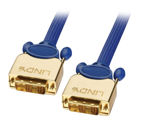 The LINDY Premium Gold DVI-D Single Link Super Long Distance cable use a specially developed and opt