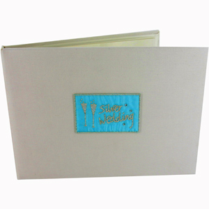 This wonderful Silver Wedding photo album is a beautiful hand finished album that makes a great keep