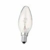 25W SES lightbulb candle clear pk 2
