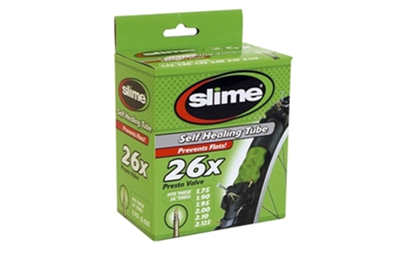 These tubes have been filled with Slime, the No.1 tube sealant in the world. Slime tyre sealant