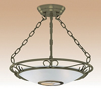 Unbranded 2647AM - Glass Semi Flush Light