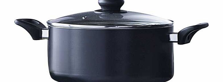 Unbranded 26cm Non-Stick Aluminium Stock Pot