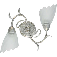 Stylish and elegant wall light fitting in a cream 